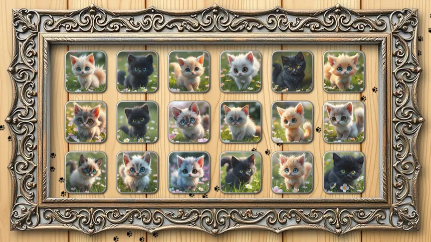 Скриншот 1 к игре Настоящие пазлы - Котята