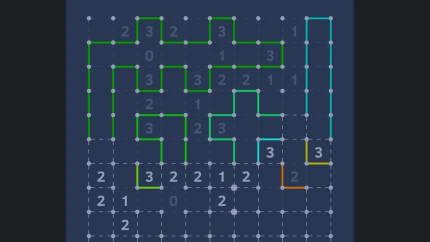 Скриншот 1 к игре Slither Link Plus