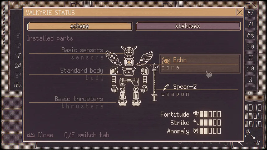 Скриншот 3 к игре Valkyrie Iteration: Mecha Pilot Raising Pocket Simulator