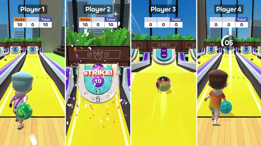 Скриншот 3 к игре Skyline Bowling