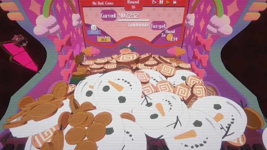 Скриншот 2 к игре RACCOIN: Coin Pusher Roguelike