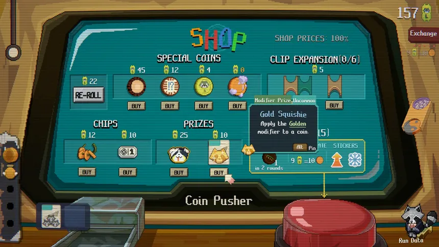 Скриншот 7 к игре RACCOIN: Coin Pusher Roguelike
