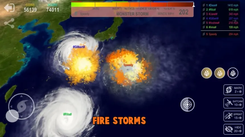 Скриншот 5 к игре Hurricane.io