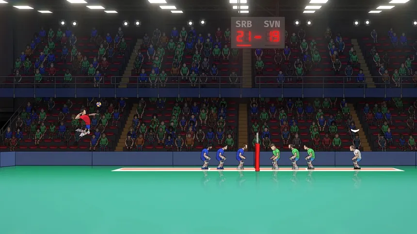 Скриншот 3 к игре Thunder Spikes Volleyball