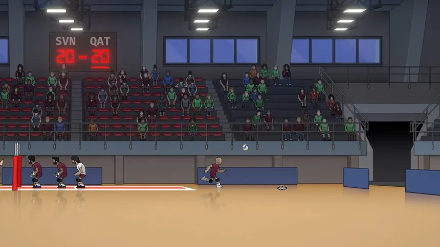Скриншот 5 к игре Thunder Spikes Volleyball