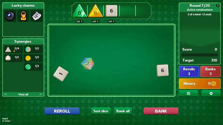Скриншот 1 к игре Dice Dice Baby