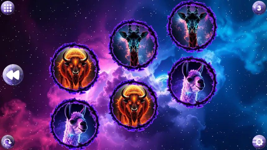 Скриншот 2 к игре Space Memory: Artiodactyls