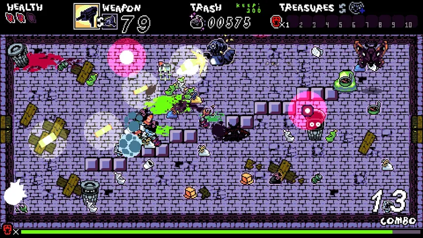 Скриншот 2 к игре Trash Dungeon