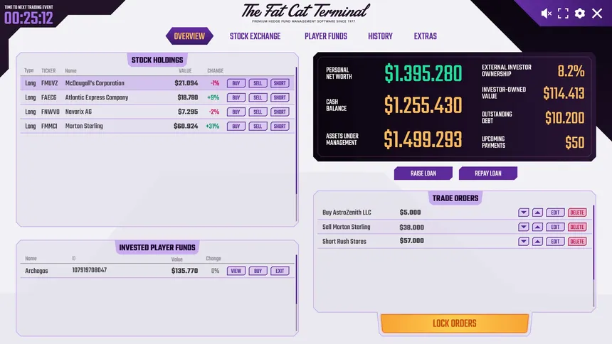 Скриншот 1 к игре Hedge Fund Manager Simulator MMO