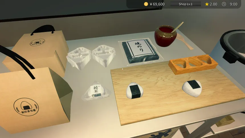 Скриншот 1 к игре Onigiri Shop Simulator