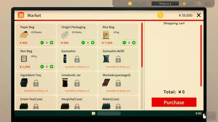 Скриншот 2 к игре Onigiri Shop Simulator