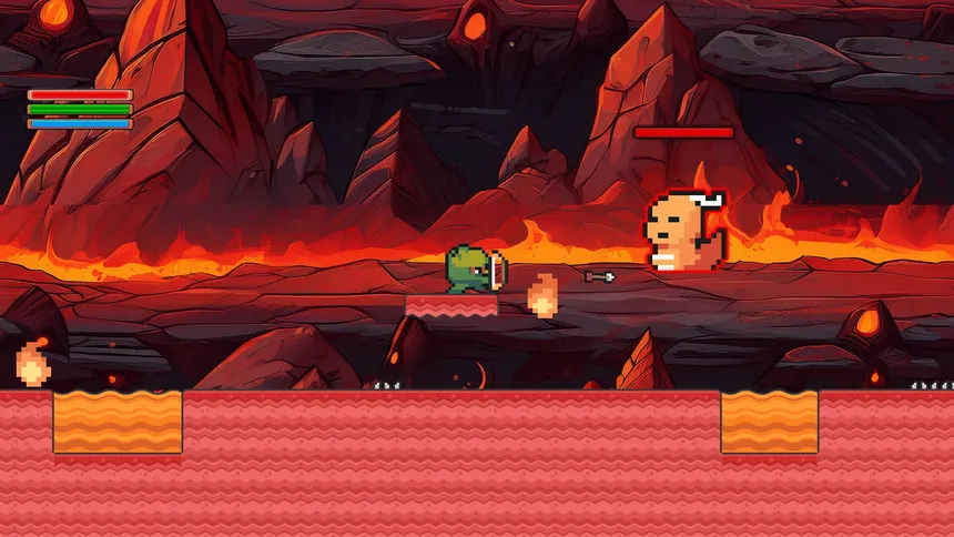 Скриншот 1 к игре Pixel Shinobi