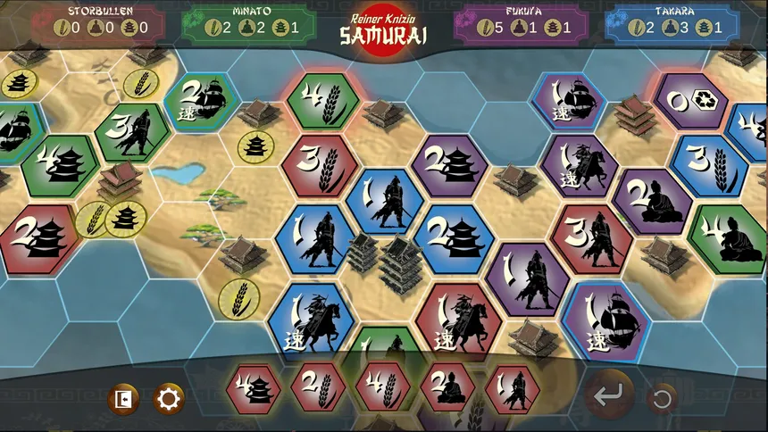 Скриншот 2 к игре Samurai by Reiner Knizia