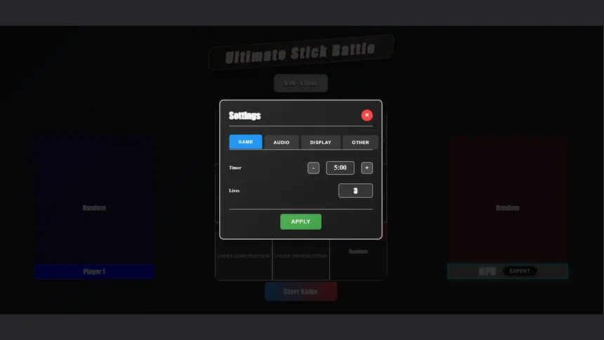 Скриншот 4 к игре Ultimate Stick Battle - Beta
