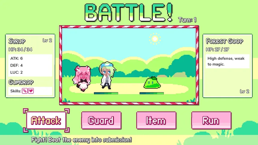 Скриншот 3 к игре Syrup 2: Candy Alchemy RPG