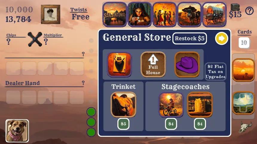Скриншот 3 к игре Texas Twist Poker 3 Bandit's Run