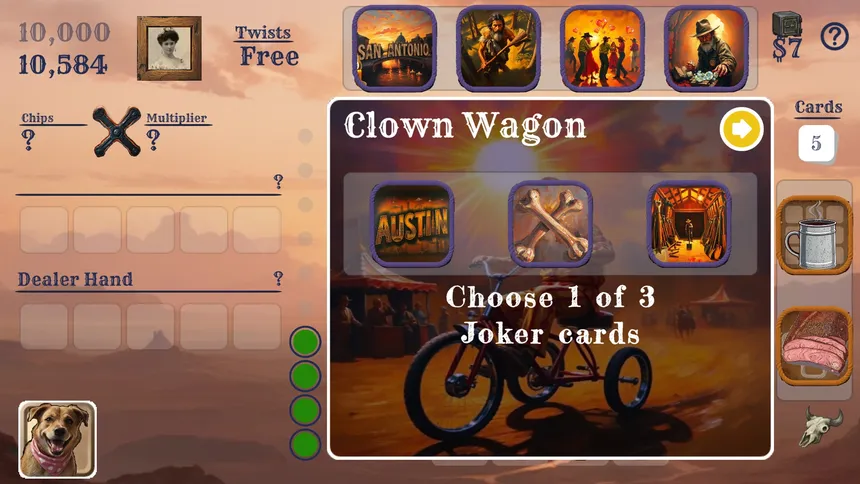 Скриншот 6 к игре Texas Twist Poker 3 Bandit's Run