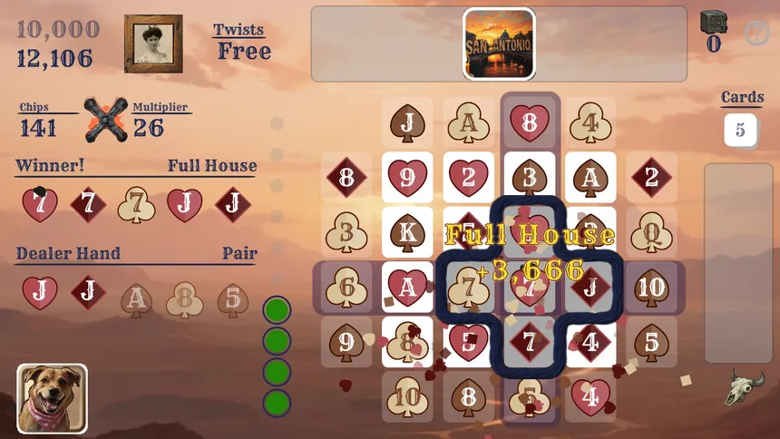 Скриншот 7 к игре Texas Twist Poker 3 Bandit's Run