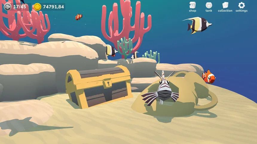 Скриншот 3 к игре Just Fish: Idle Aquarium