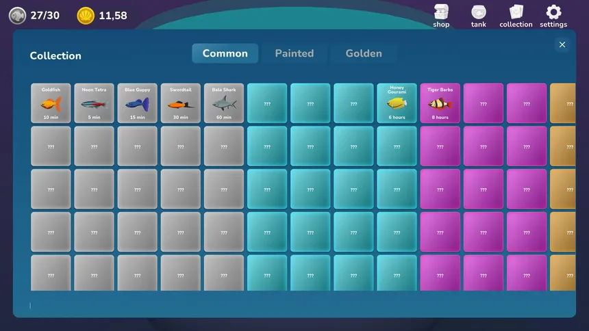 Скриншот 4 к игре Just Fish: Idle Aquarium