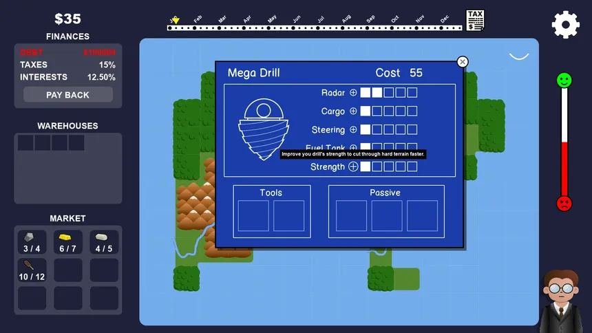Скриншот 5 к игре Mega Drill - World Domination