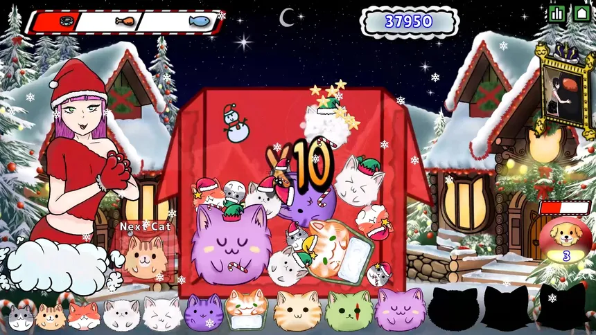 Скриншот 1 к игре Cat Merge