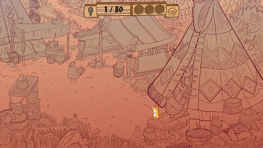 Скриншот 4 к игре Cats Visiting Wild West