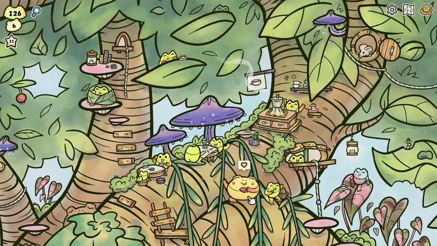Скриншот 1 к игре Find My Frogs: Branches