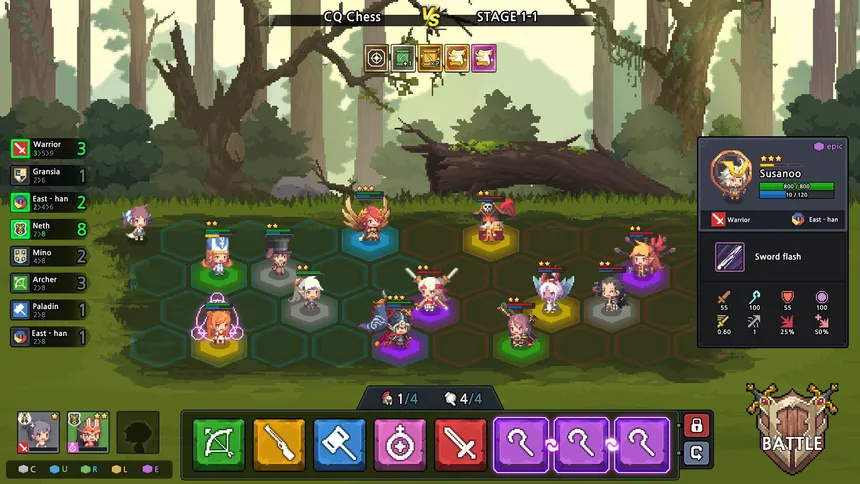 Скриншот 4 к игре Crusaders Quest : MergeChess
