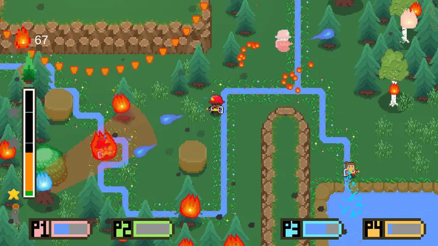 Скриншот 1 к игре Super Firefighter
