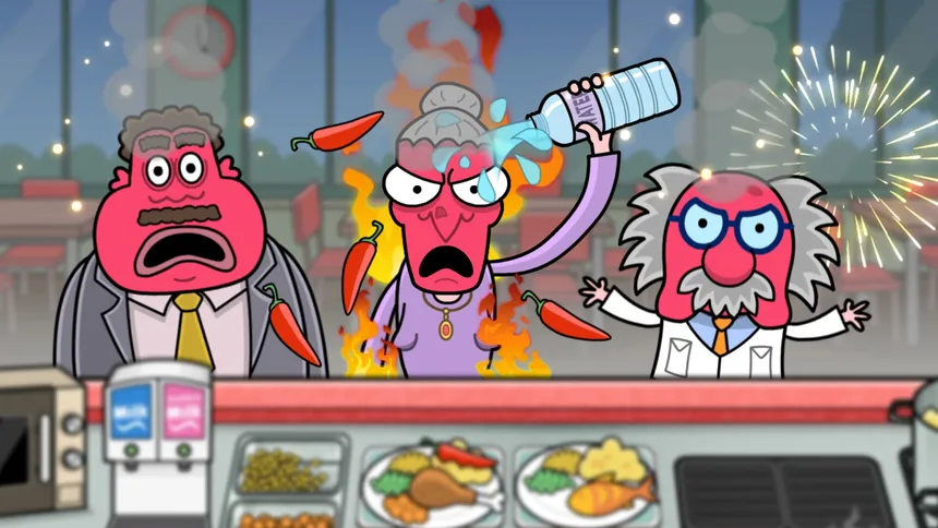 Скриншот 1 к игре Feed the School! Teacher Prank