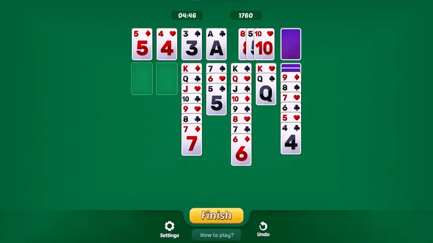 Скриншот 1 к игре Solitaire Battle Online
