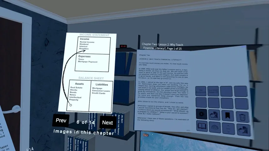 Скриншот 3 к игре Virtual Reader (VR book reader)