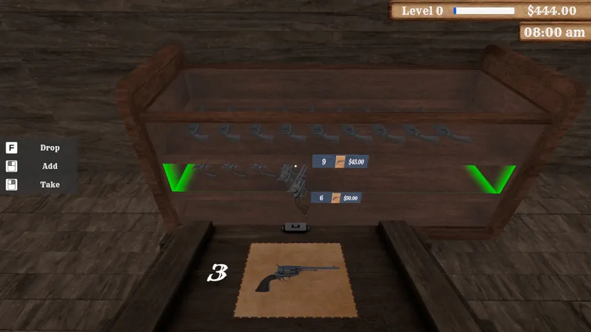 Скриншот 1 к игре Western Gun Shop Simulator