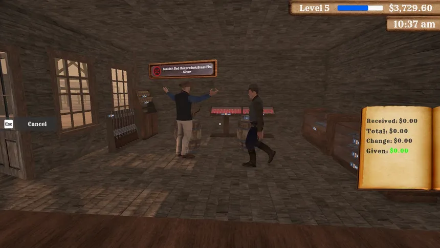 Скриншот 5 к игре Western Gun Shop Simulator