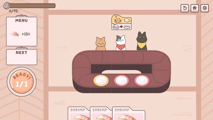 Скриншот 3 к игре Loop! Loop! Sushi
