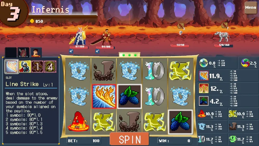 Скриншот 8 к игре Slot Heroes: Reels of Fate