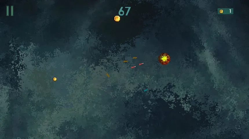 Скриншот 2 к игре Avoid the Missiles