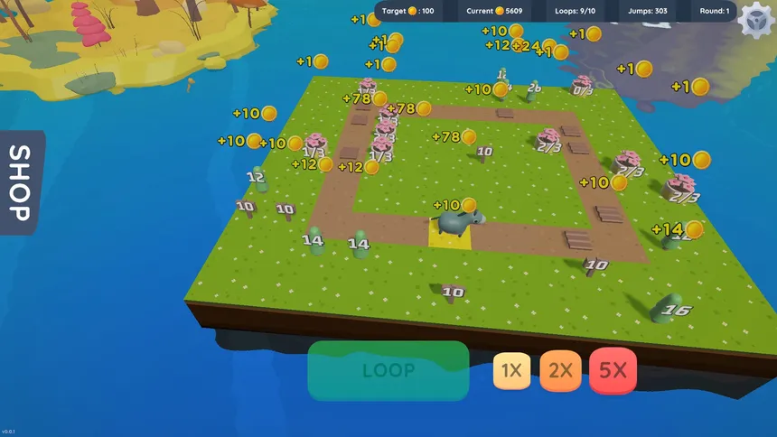 Скриншот 1 к игре Donkey Jump: In the Loop