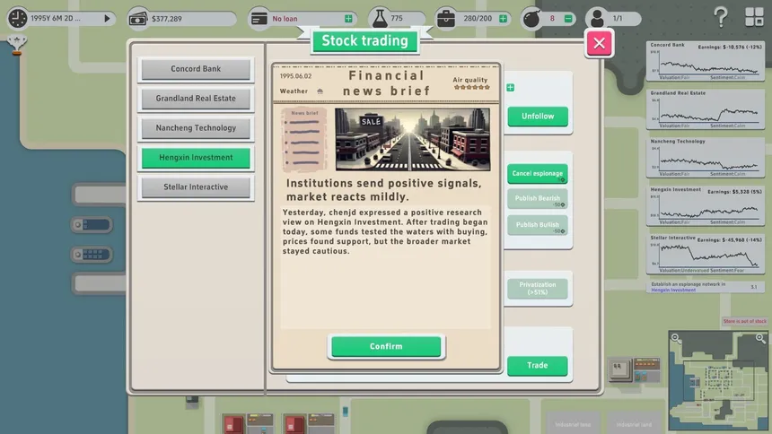 Скриншот 3 к игре Individual Invest Tycoon 2