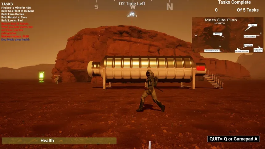 Скриншот 2 к игре Mars Training Camp