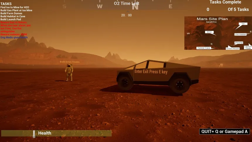 Скриншот 4 к игре Mars Training Camp