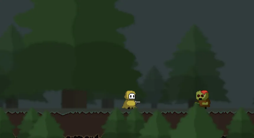 Скриншот 2 к игре One Man! One Gun! One Thousand Zombies!