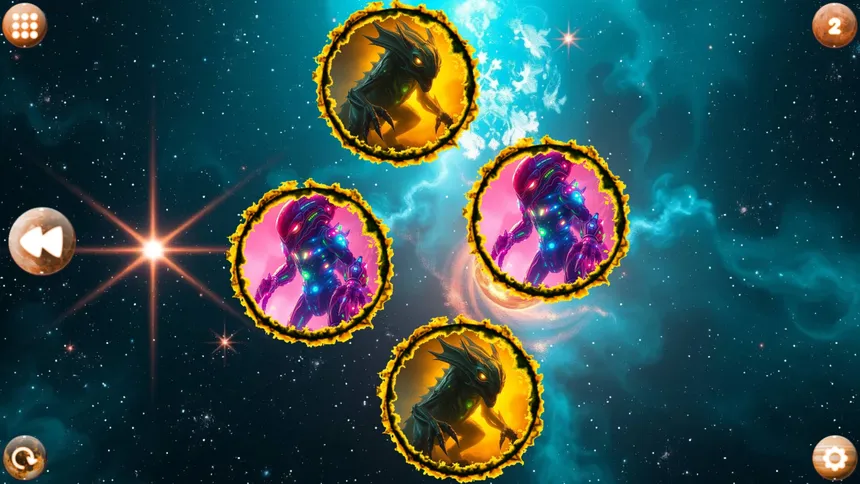 Скриншот 1 к игре Space Memory: Monsters