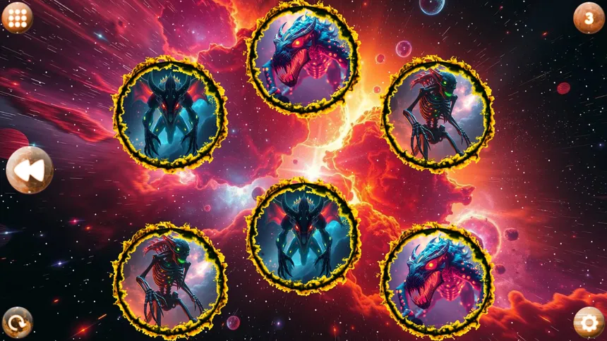 Скриншот 2 к игре Space Memory: Monsters