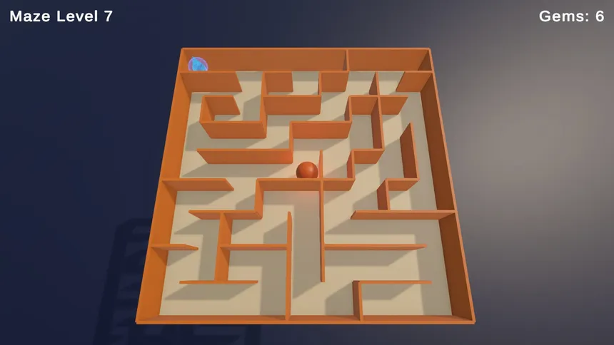 Скриншот 1 к игре Maze Infinite Puzzle