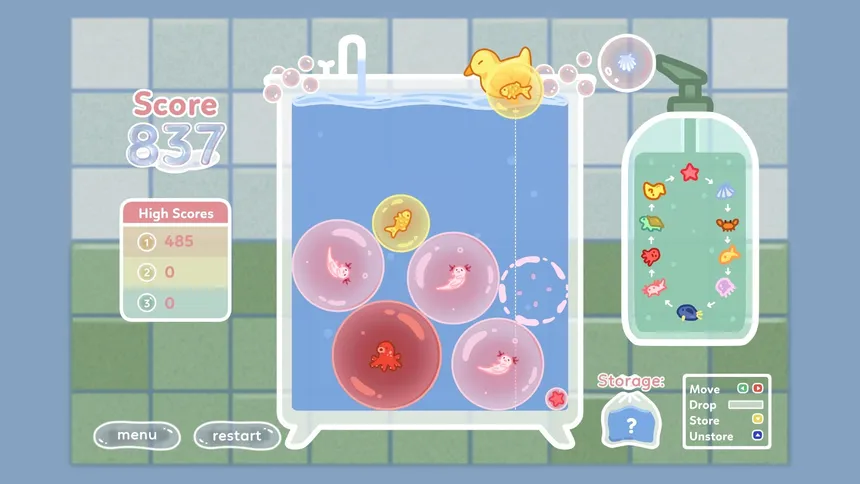 Скриншот 3 к игре Bubbles!
