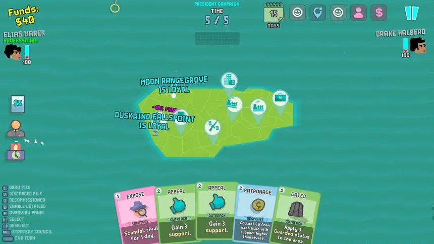 Скриншот 8 к игре Politiks - Satirical Roguelite Deckbuilder