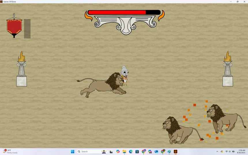 Скриншот 1 к игре Games of Rome