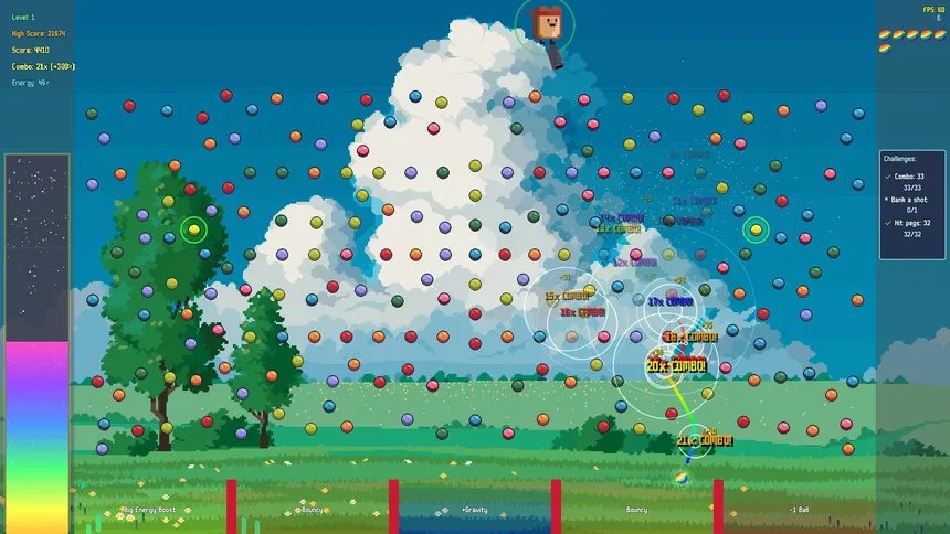 Скриншот 1 к игре Pixel Pegz